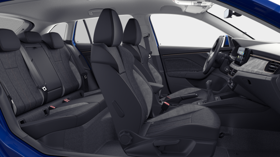 Škoda Scala, 1,5 TSI 110 kW 6° manuální, barva modrá