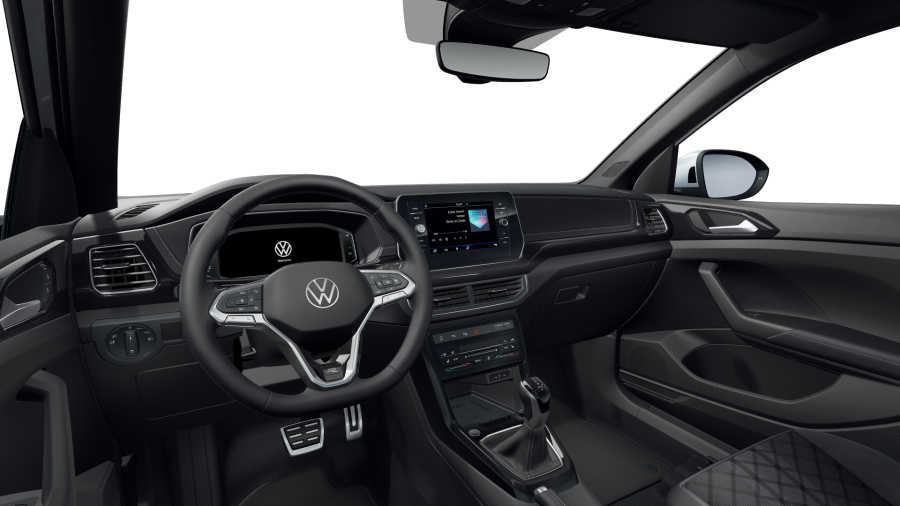 Volkswagen T-Cross, T-Cross R-Line People1.5 TSI 110 kW 7DSG, barva stříbrná
