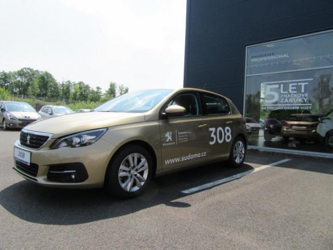 Peugeot 308, ACTIVE 1,2 PureTech 130k MAN6, barva zlatá