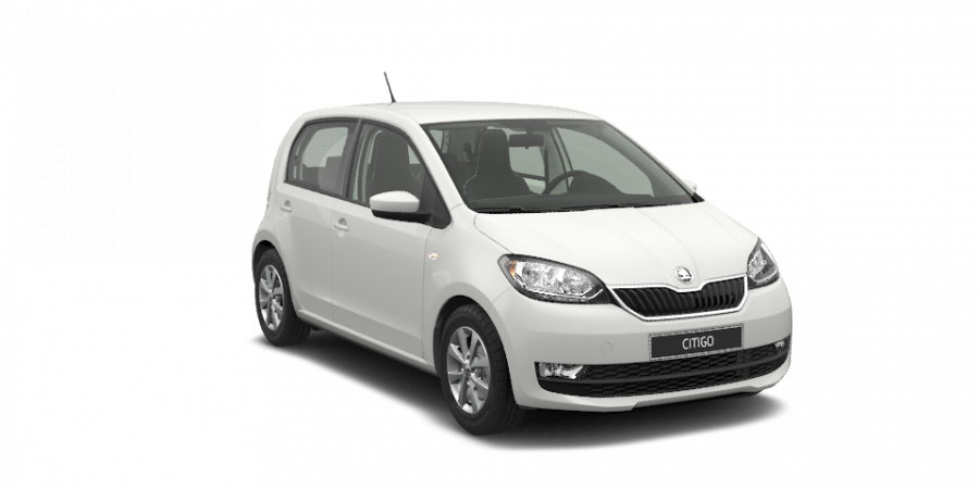 Škoda Citigo, 1,0 MPI 55 kW 5-stup. ASG, barva bílá