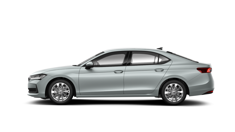 Škoda Superb, 1,5 TSI m-HEV 110 kW 7-stup. automat., barva stříbrná