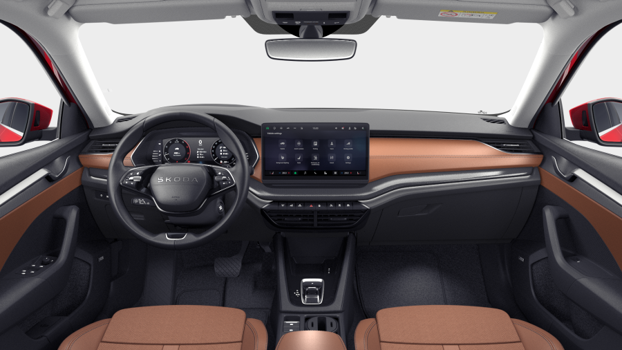 Škoda Octavia, 2,0 TDI 110 kW 7° automatická DSG, barva červená