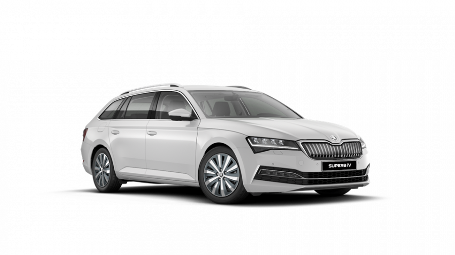 Škoda Superb, 1,4 TSI 160 kW 6-stup. automat., barva bílá