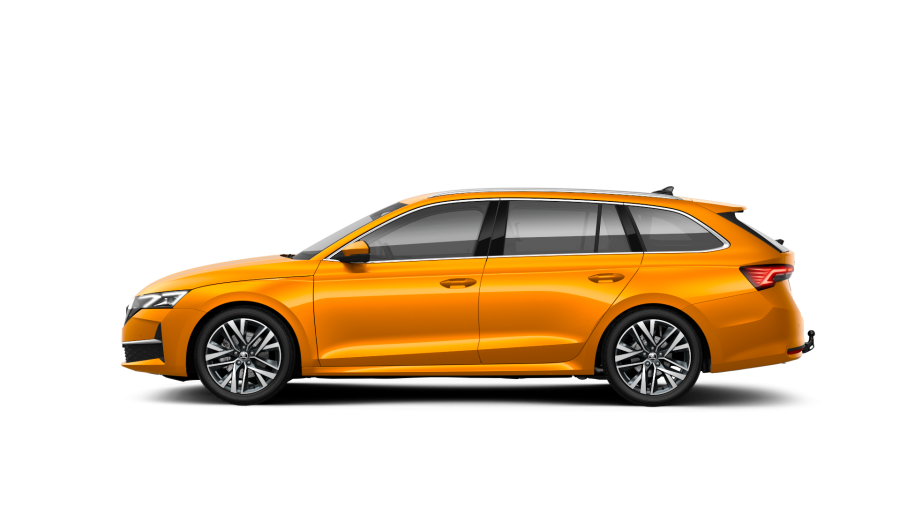 Škoda Octavia, 2,0 TDI 110 kW 7° automatická DSG, barva oranžová