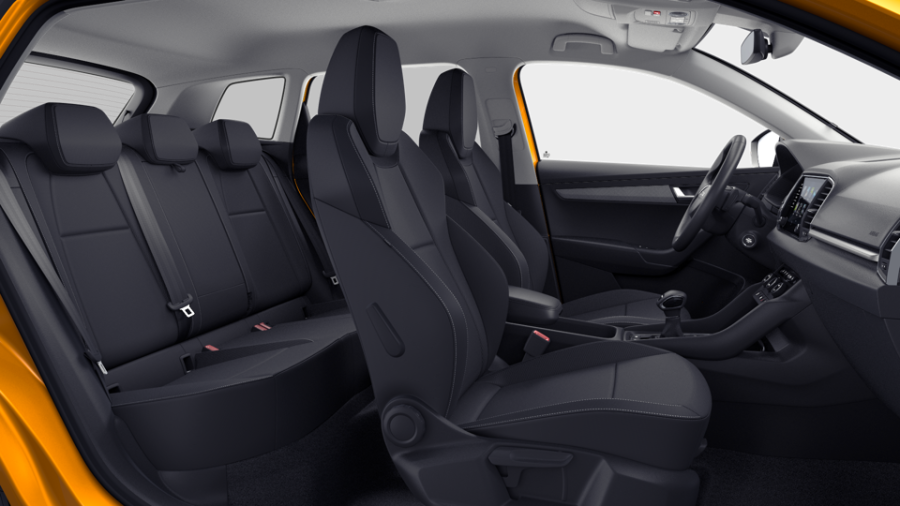 Škoda Karoq, 1,5 TSI 110 kW 7° automatická DSG, barva oranžová