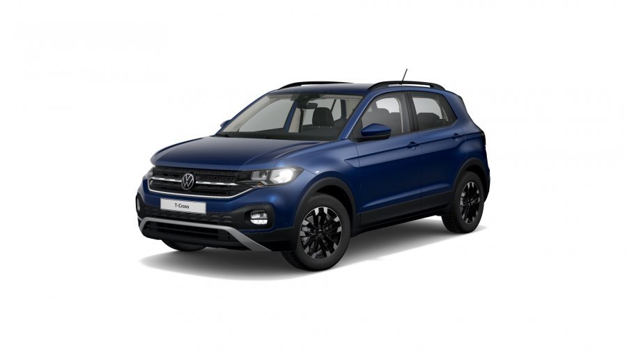 Volkswagen T-Cross, T-Cross Life 1,5 TSI 110 kW 7DSG, barva modrá