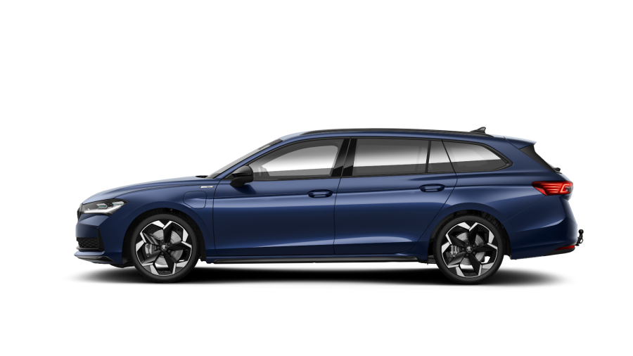 Škoda Superb, 1,5 TSI iV 150 kW 6-stup. automat., barva modrá