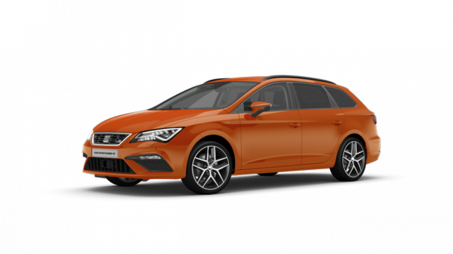 Seat Leon Sportourer, ST FR 1.5 TSI 130k 6M, barva oranžová