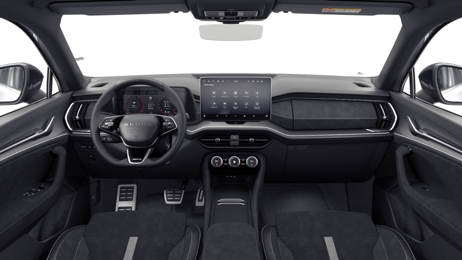 Škoda Kodiaq, 2,0 TDI 142 kW 7° automatická DSG 4x4, barva stříbrná