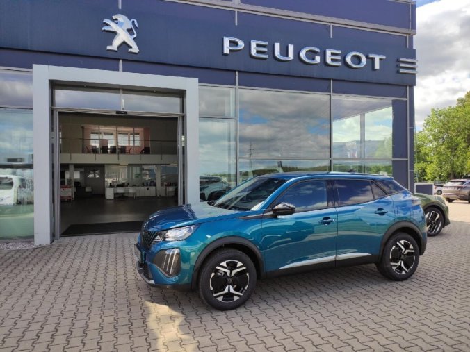 Peugeot 2008, Peugeot 2008 ALLURE 1.2 TURBO 100k 2xkamera, barva modrá