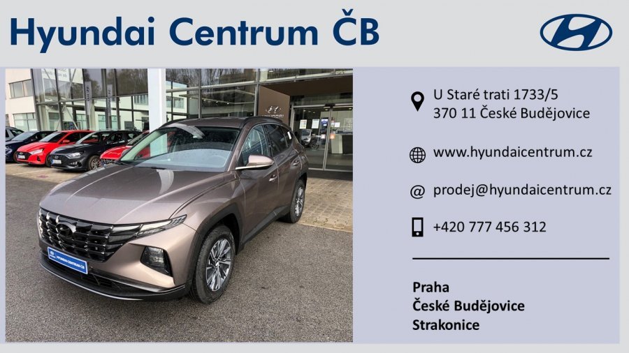 Hyundai Tucson, 1,6 T-GDi 110 kW (95 NAT) 6 st. man 4×4, barva bronzová