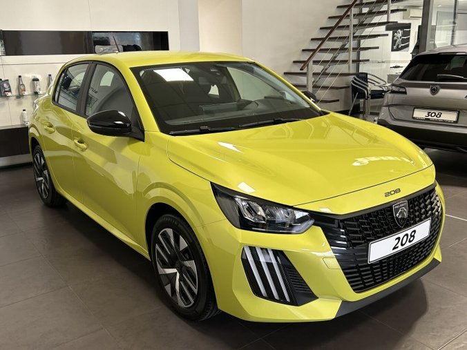 Peugeot 208, Peugeot 208 STYLE Elektromotor 100 kW / 136 k (Baterie 50 kWh), barva žlutá