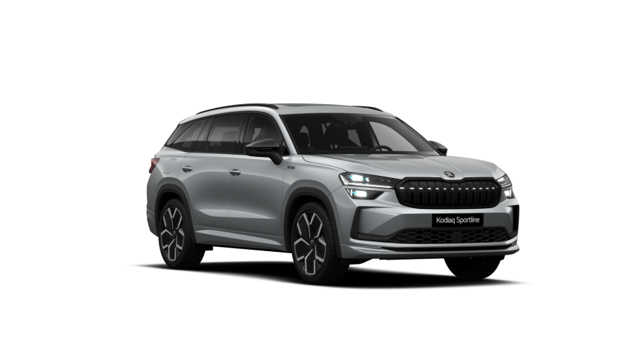 Škoda Kodiaq, 2,0 TDI 142 kW 7° automatická DSG 4x4, barva stříbrná