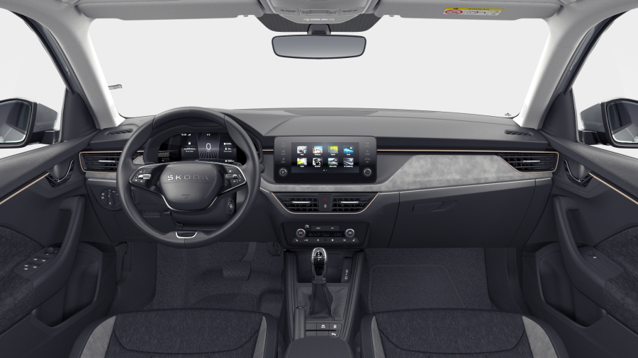 Škoda Scala, 1,0 TSI 85 kW 7° automatická DSG, barva stříbrná