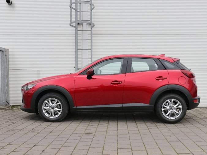 Mazda CX-3, 2,0 Skyactiv-G 89kW/121k 6MAN, barva červená