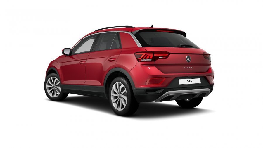 Volkswagen T-Roc, T-Roc Life 1,5 TSI 110 kW 6G, barva červená