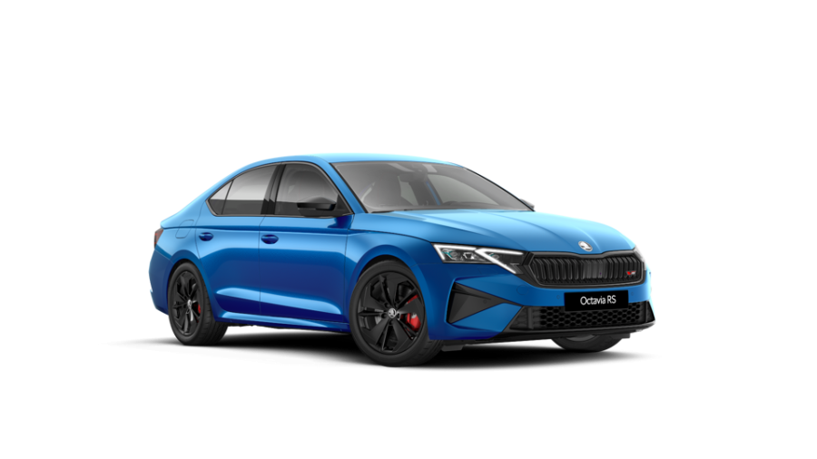 Škoda Octavia, 2,0 TSI 195 kW 7° automatická DSG, barva modrá