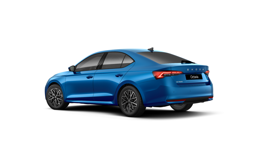 Škoda Octavia, 1,5 TSI Hybrid 110 kW 7° automatická DSG, barva modrá