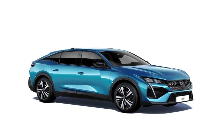Peugeot 408, Peugeot 408 ALLURE Hybrid 145 e-DCS6, barva modrá
