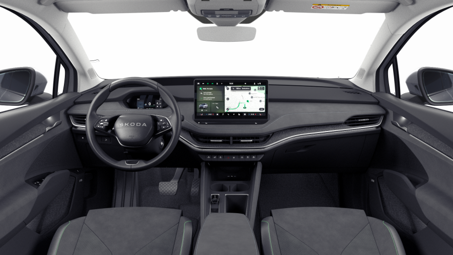 Škoda Enyaq iV, 82 kWh 1° automatická, barva stříbrná