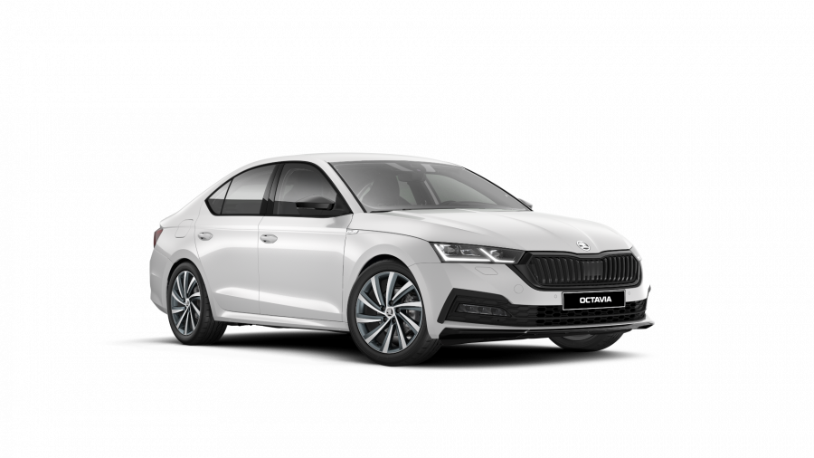 Škoda Octavia, 1,5 TSI 110 kW 6-stup. mech., barva bílá