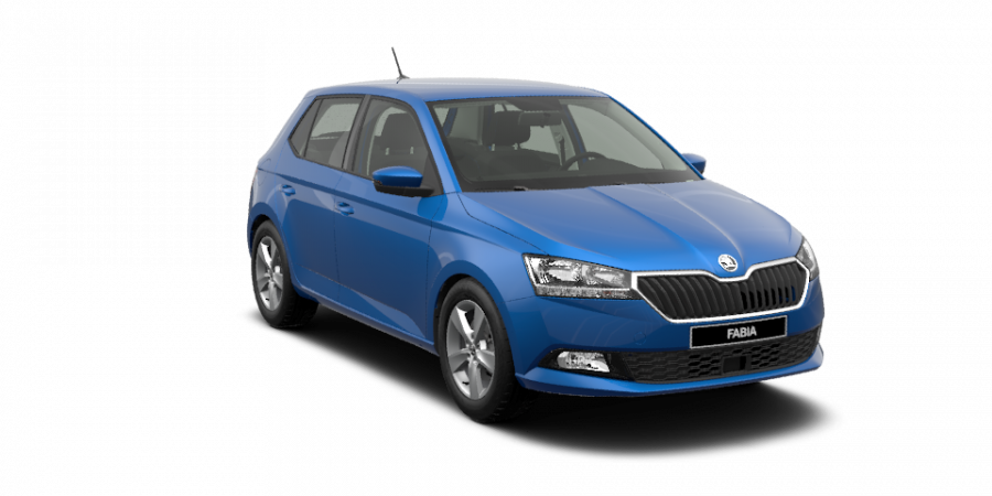 Škoda Fabia, 1,0 TSI 81 kW 6-stup. mech., barva modrá