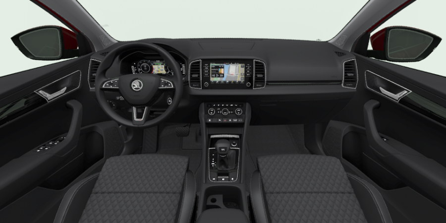Škoda Karoq, 1,5 TSI 110 kW 7-stup. automat., barva červená