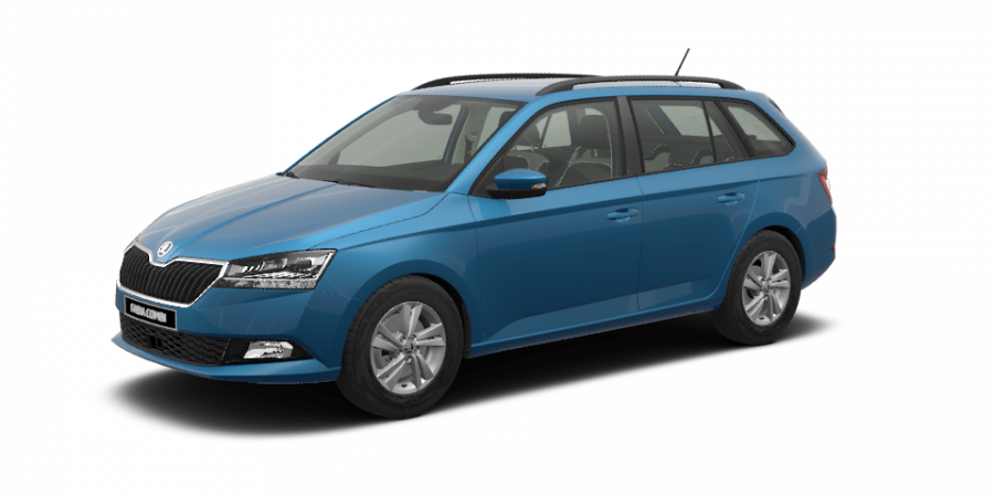 Škoda Fabia, 1,0 TSI 81 kW 6-stup. mech., barva modrá