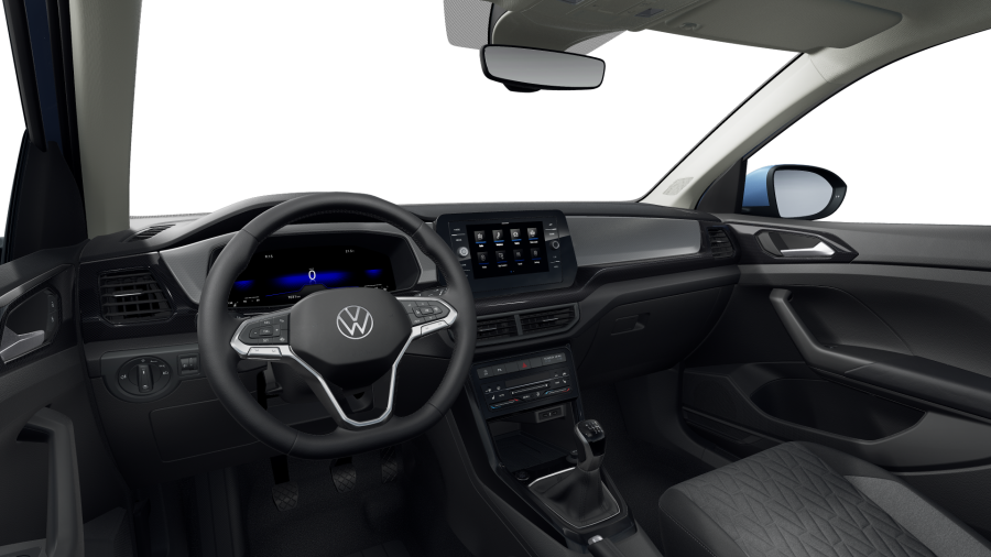 Volkswagen T-Cross, T-Cross People 1.0 TSI 85 kW 6G, barva modrá