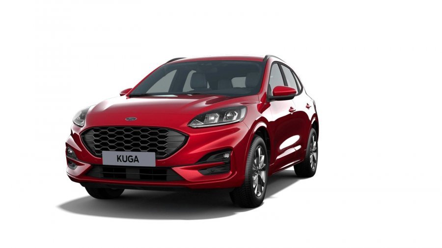 Ford Kuga, ST-Line, 5dveřová, 1.5 EcoBlue 88 kW/120 k, 8st. automatická, barva červená