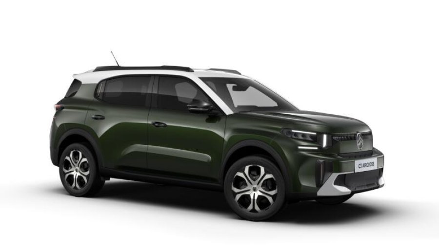 Citroën C3 Aircross, PLUS Turbo 100 MAN6, barva zelená