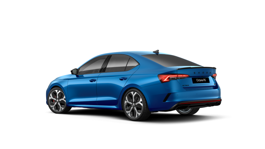 Škoda Octavia, 2,0 TSI 195 kW 7° automatická DSG, barva modrá