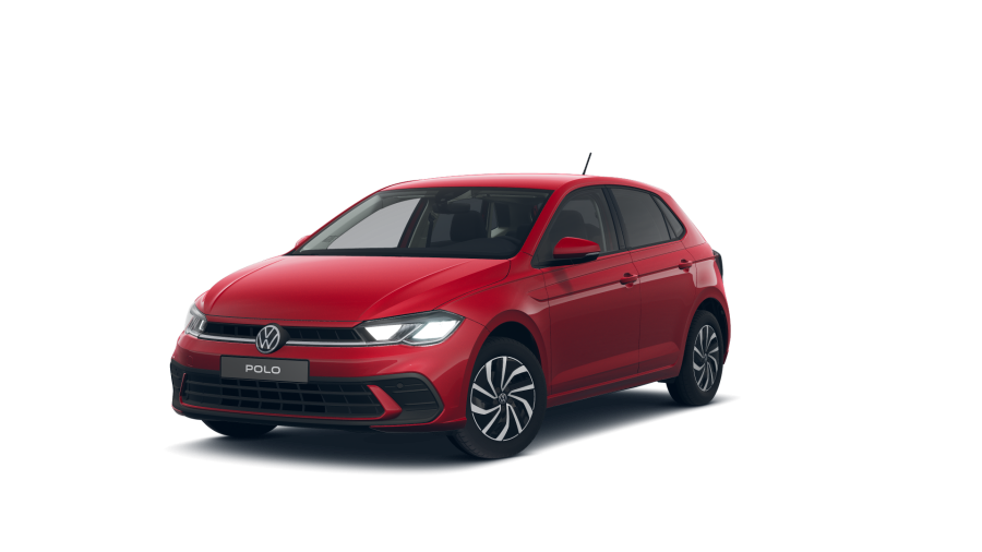 Volkswagen Polo, Polo People 1,0 TSI 70 kW 7DSG, barva červená