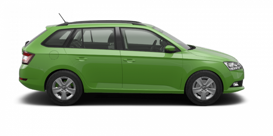 Škoda Fabia, 1,0 MPI 55 kW 5-stup. mech., barva zelená