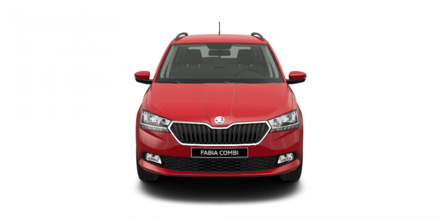 Škoda Fabia, 1,0 MPI 55 kW 5-stup. mech., barva červená