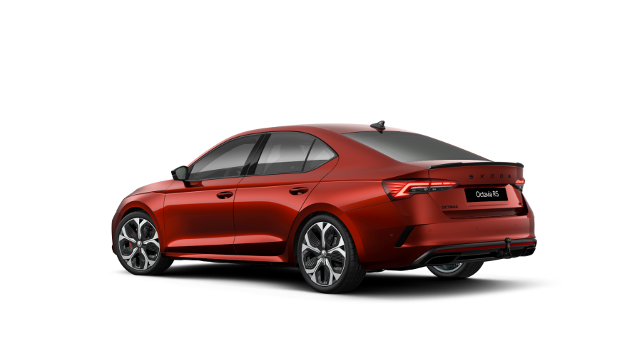 Škoda Octavia, 2,0 TSI 195 kW 7° automatická DSG, barva oranžová