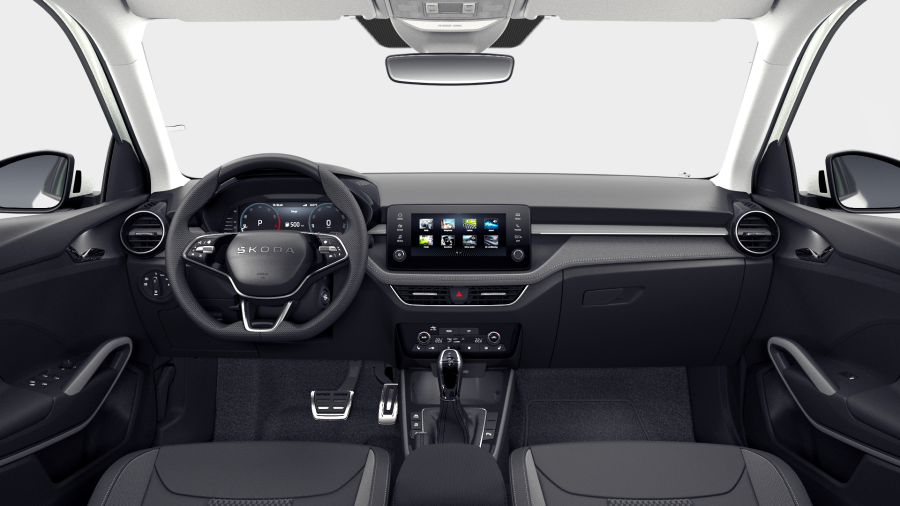 Škoda Fabia, 1,0 TSI 85 kW 7° automatická DSG, barva bílá