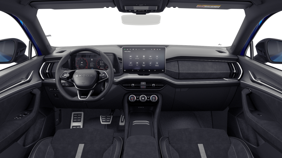 Škoda Kodiaq, 2,0 TDI 142 kW 7° automatická DSG 4x4, barva modrá