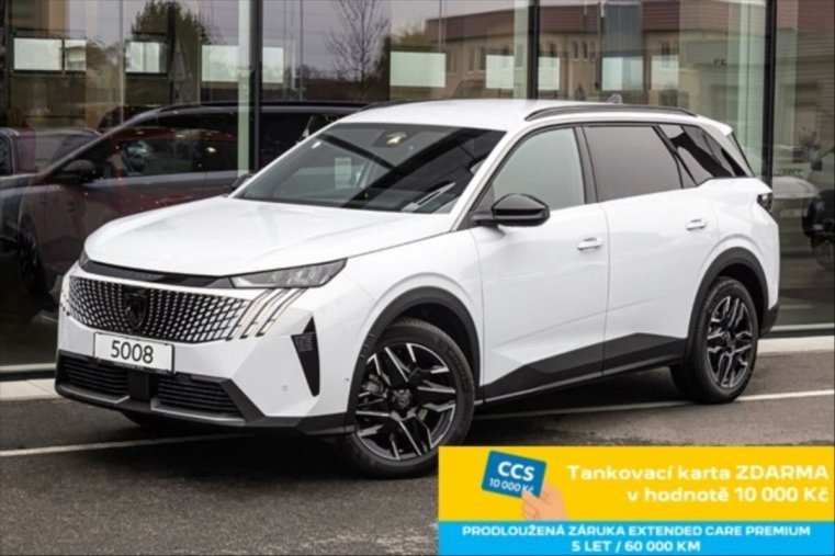 Peugeot 5008, Peugeot 5008 1,2 ALLURE Hybrid 145 e-DCS6, barva bílá