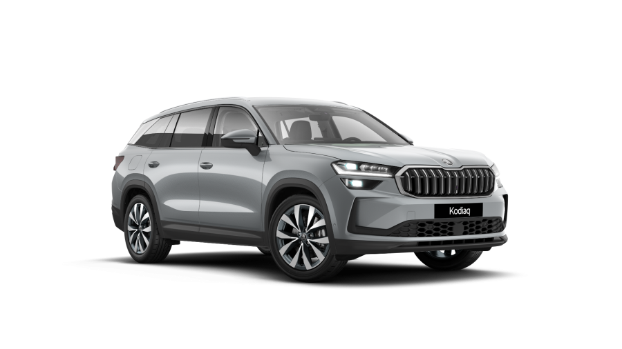 Škoda Kodiaq, 2,0 TDI 142 kW 7° automatická DSG 4x4, barva stříbrná