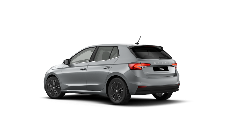 Škoda Fabia, 1,0 TSI 85 kW 7° automatická DSG, barva stříbrná