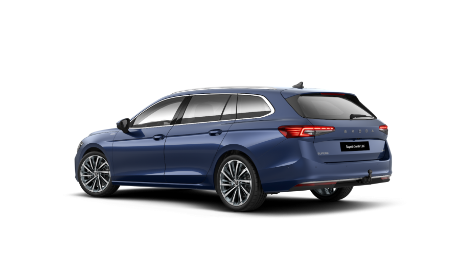 Škoda Superb, 2,0 TDI 142 kW 7° automatická DSG 4x4, barva modrá