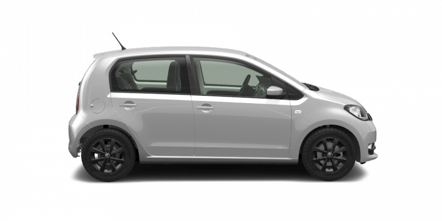 Škoda Citigo, 1,0 MPI 55 kW 5-stup. ASG, barva stříbrná