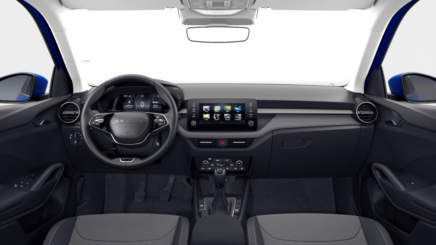 Škoda Fabia, 1,0 TSI 70 kW 5° manuální, barva modrá