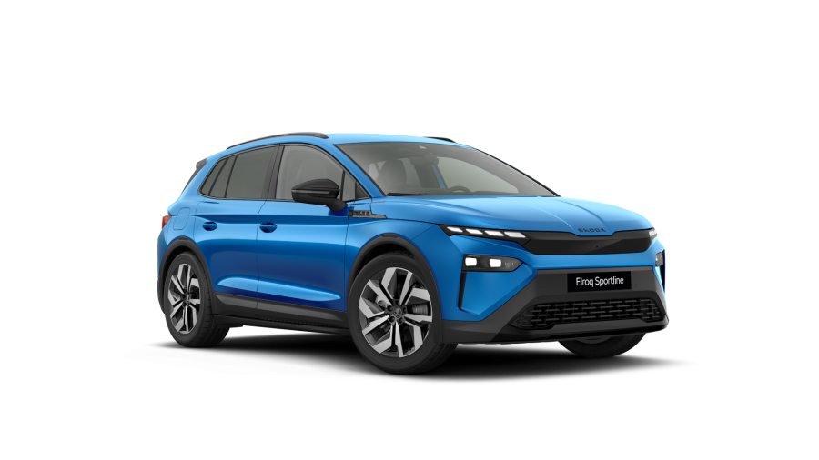 Škoda Elroq, 82 kWh 210 kW 1° převodovka, barva modrá