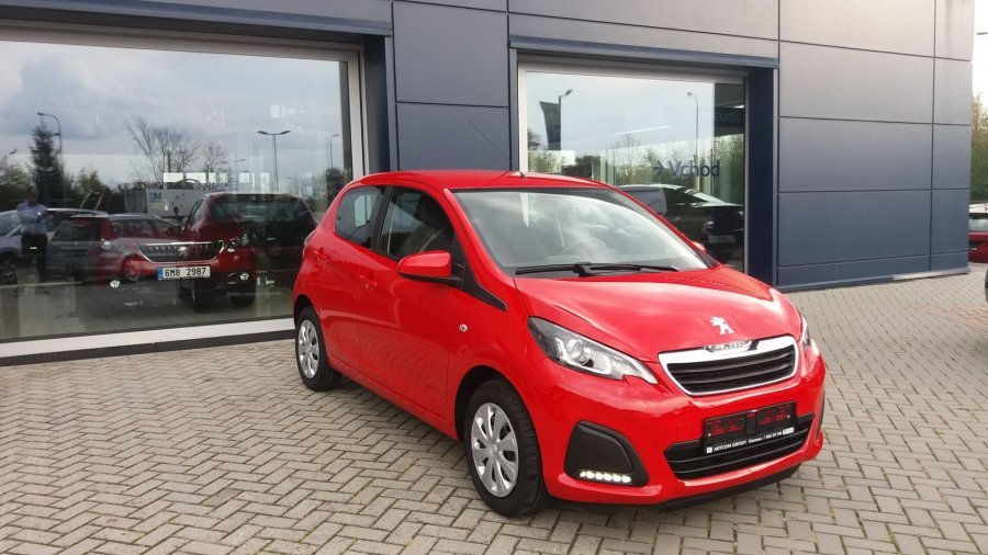 Peugeot 108, 108 5DV. ACTIVE 1.0 VTi 72 MAN5, barva červená