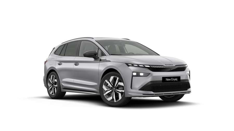Škoda Enyaq iV, 82 kWh 1° automatická, barva stříbrná