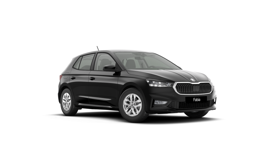 Škoda Fabia, 1,0 MPI 59 kW 5° manuální, barva černá