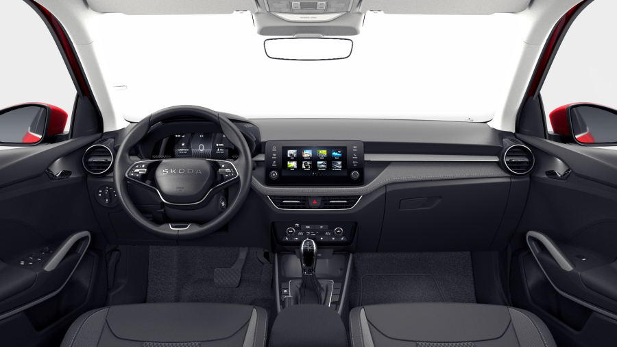 Škoda Fabia, 1,0 TSI 85 kW 7-stup. automat., barva červená