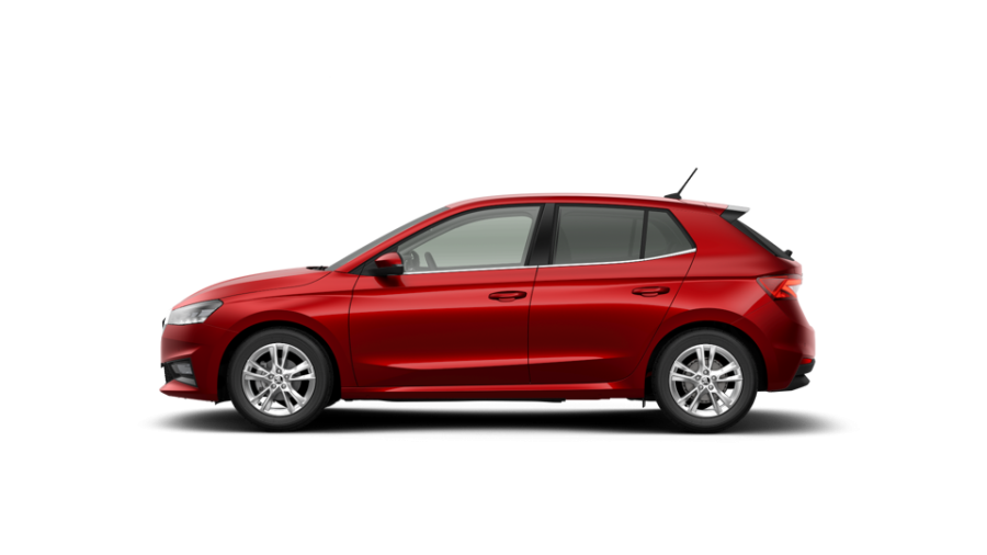Škoda Fabia, 1,0 TSI 70 kW 5° manuální, barva červená